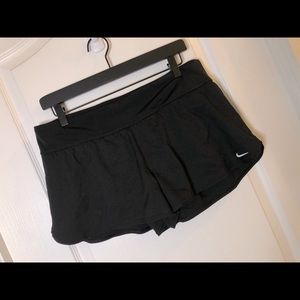 Black Nike athletic shorts, size L
